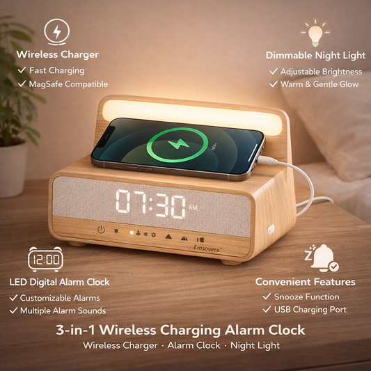 𝑬𝒎𝒔𝒐𝒗𝒆𝒓𝒆™ Solstice Console: The 3-in-1 Bedside Minimalist